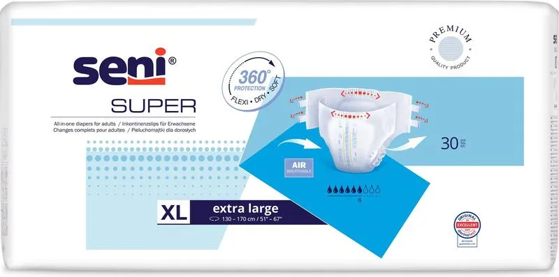 Pieluchomajtki Seni XL